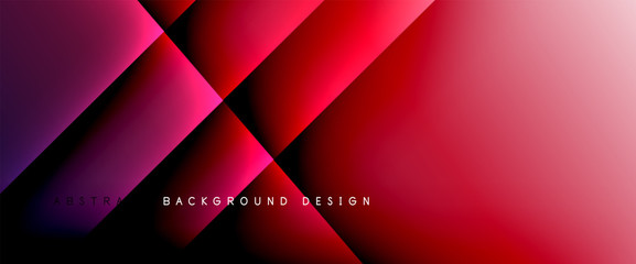 Trendy simple fluid color gradient abstract background with dynamic straight shadow line effect. Vector Illustration For Wallpaper, Banner, Background, Card, Book Illustration, landing page