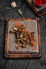 The Best Snacks for beer. Octoberfest party dinner. Festive table with delicious mediterranean food.