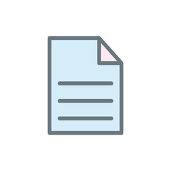 Document, extension, file, format, paper icon vector design templates