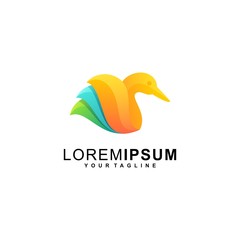 duck logo vector