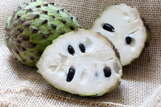 Atemoia exotic fruit, sweet and tasty