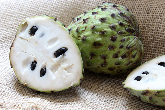 Atemoia exotic fruit, sweet and tasty