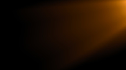 Sun rays light isolated on black background. Spotlight texture overlays. Stock illustration.