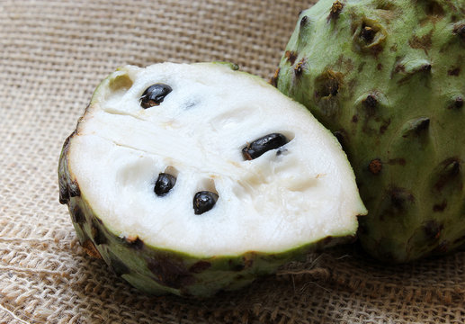 Atemoia exotic fruit, sweet and tasty