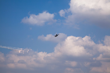Fototapeta premium powerful & energetic & dynamic airshow
