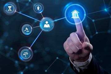 Business, Technology, Internet and network concept. Employment Law.