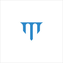  M Letter Initial Logo Design