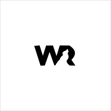 WR Modern Leter Logo Design