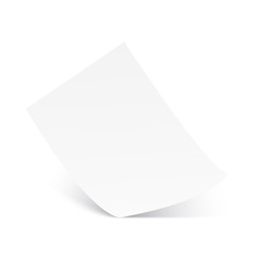 3D Flyer mock up for your design. Vector