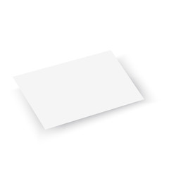 3D Flyer mock up for your design. Vector