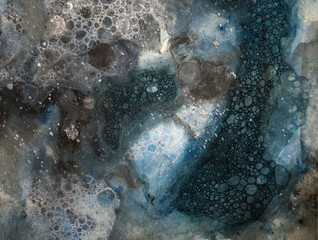 Abstract watercolor design element