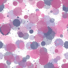 Paint stains watercolor drop spots seamless print