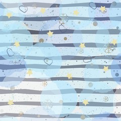 Cute Winter Pattern on subtle Background