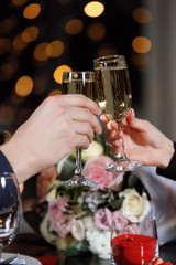 Romantic dinner for two in a chic restaurant