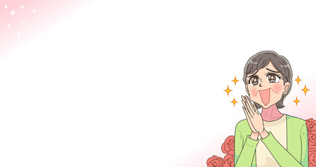 かわいい おばあちゃん 祖母 姑 イラスト