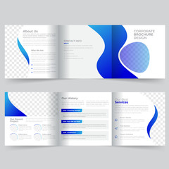 square trifold brochure template
