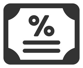 Bond vector icon. Flat Bond pictogram is isolated on a white background.