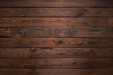 Planks of dark old wood texture background
