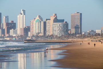 View of Durban Hotels from Shoreline