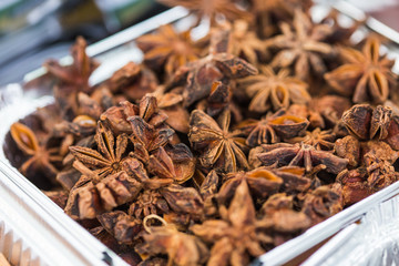 Street food festival concept - Many stars anise