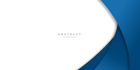 Modern blue abstract curve lines background for presentation design, banner, brocure, and business card