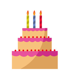 Sweet cake for birthday holiday 