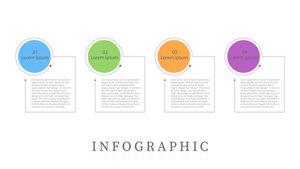 Business infographic presentation and chart Business and finance growth transformation to Successful.