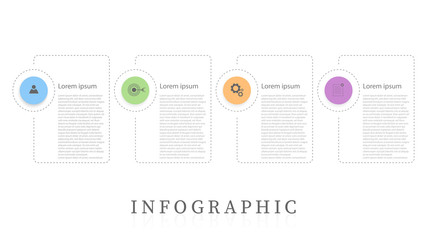 Business infographic presentation and chart Business and finance growth transformation to Successful.