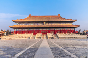 The Ancestral Temple（Taimiao）, Beijing, China. Beijing labor people's Cultural Palace. Chinese...