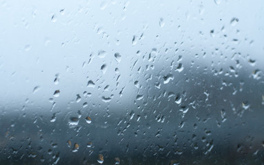 rain drops on window