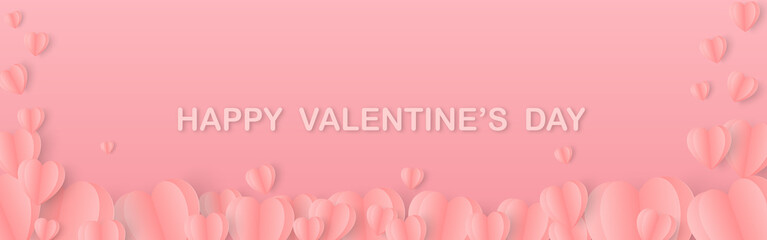 banner of valentine's day