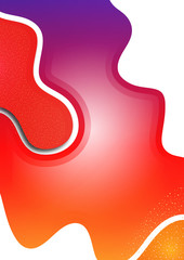 Modern geometric wave pattern background, dynamic shapes, small particles, bright colors. Cover design, poster, flyer, book design.