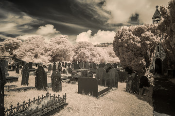Alter Friedhof in Wales