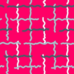ABSTRACT PINK BACKGROUND WITH COLORED STRIPES IN VECTOR