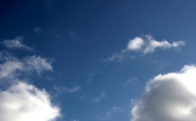 Naklejka na ściany i meble Black clouds. Rain Clouds on the sky