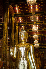 Obraz premium Thai Buddhist public temple in Chiang Mai