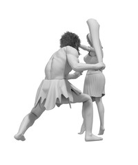 3D render, human character, illustration