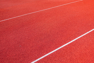 Sport running track for running and jogging for excercise and competition.