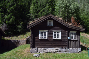 Norwegian Folk Architecture. Telemark Region, Norway