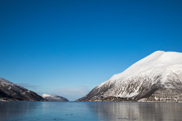 Obraz premium Der Norden von Norwegen im Winter
