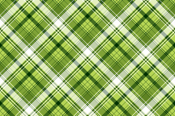 Green irish tartan fabric texture