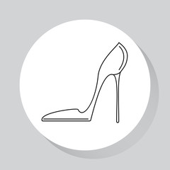 Fashion - line icon. Flat style. Template element  for web and mobile applications.