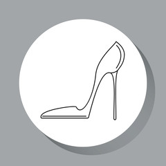 Fashion - line icon. Flat style. Template element  for web and mobile applications.