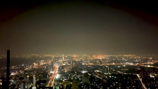 View From Mahanakhon SkyWalk, Thailand