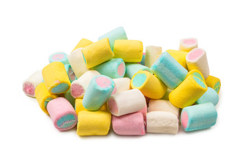 Fototapeta na wymiar Colorful tasty marshmallow background.