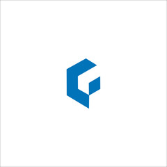 GF Logo Modern Minimal and Clean