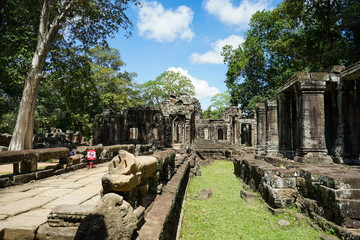 Fototapeta premium Prasat Banteay Kdei, The Citadel of Chambers is a Buddhist temple in Angkor, Siemreap Cambodia.
