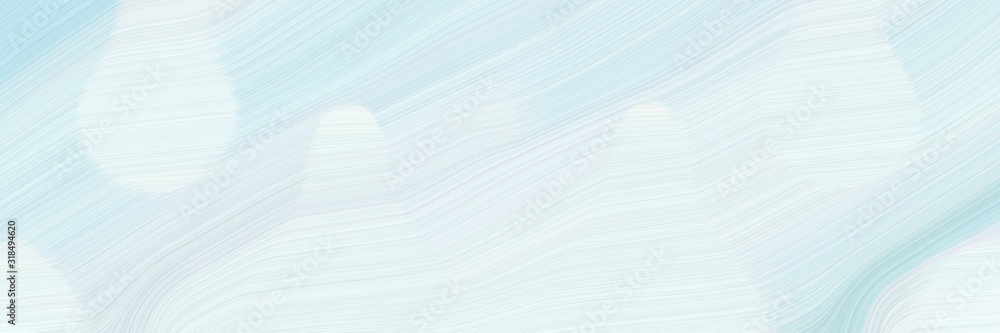 Poster decorative designed horizontal banner with lavender, powder blue and mint cream colors. dynamic curv