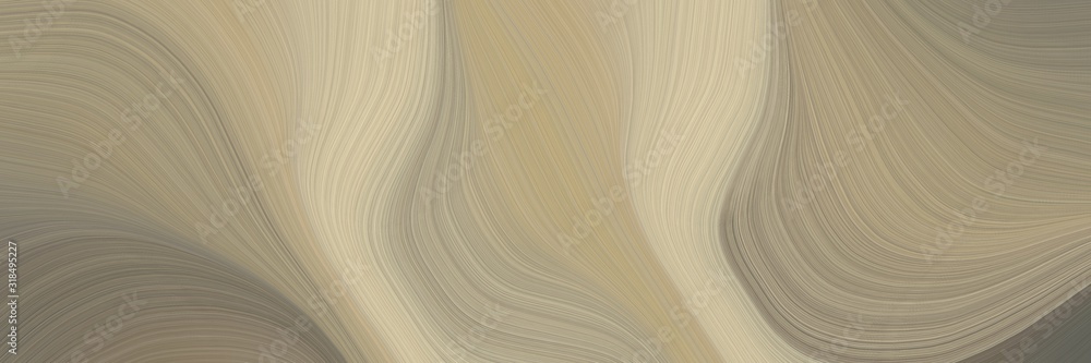 Poster dynamic header design with rosy brown, dim gray and pastel brown colors. dynamic curved lines with fluid flowing waves and curves
