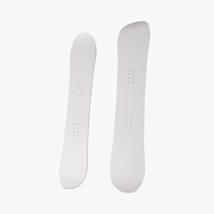 Snowboard mockup 3d rendering